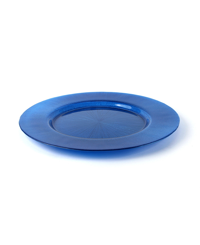Sottopiatto Vetro Blu diam. 31